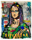 Cuadro Decorativo Pop Art, Mona Lisa Super Star