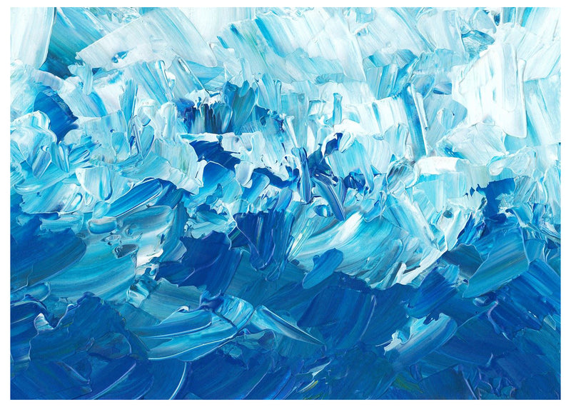 Cuadro Decorativo Abstracto, Ice Blue