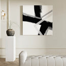 Cuadro Decorativo Abstracto, Angular Negro