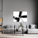 Cuadro Decorativo Abstracto, Angular Negro