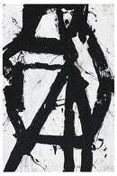 Cuadro Decorativo Abstracto, Barras Negras