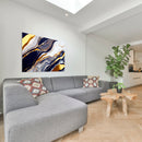 Cuadro Decorativo Especial Golden, Abstracto líneas de oro