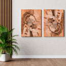 Cuadro Decorativo Abstracto, Orange