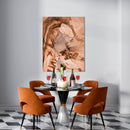 Cuadro Decorativo Abstracto, Orange