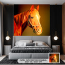 Cuadro Decorativo Abstracto, Caballo cálido