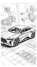 Cuadro Decorativo Drove Car 8
