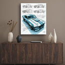 Cuadro Decorativo Drove Car 4