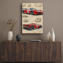 Cuadro Decorativo Drove Car 3