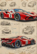 Cuadro Decorativo Drove Car 3