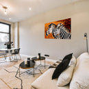 Cuadro Decorativo Abstracto, Cebras