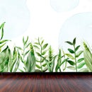 Decorativo Cetos florales verdes