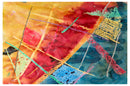 Cuadro Decorativo Abstracto, Colorido lineal