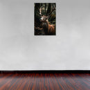 Cuadro Decorativo Animales, Alce con cuernos