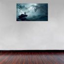 Cuadro Decorativo Fantasía, Dragón azul