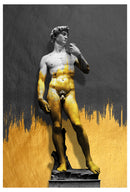 Cuadro Decorativo Especial Golden, El David Gold