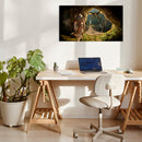 Cuadro Decorativo Fantasía, Escapando del Dragón