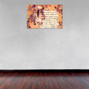 Cuadro Decorativo Abstracto, Escritura papiro