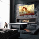 Cuadro Decorativo Fantasía, Woman and Dragon