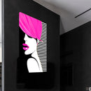 Cuadro Decorativo Pop Art, Pink Fashion