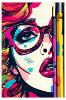 Cuadro Decorativo Pop Art, Fiusha Glases
