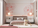 Decorativo Floreal pink lineal