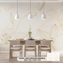 Decorativo Flores lineales amarillas