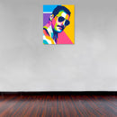 Cuadro Decorativo Pop Art, Freddie Mercury Colors