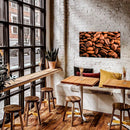 Cuadro Decorativo Cafetales, Granos de Café A Detalle