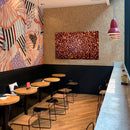 Cuadro Decorativo Cafetales, Granos de café