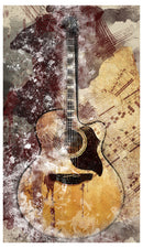 Cuadro Decorativo Abstracto, Guitarra