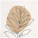 Cuadro Decorativo Abstracto, Hoja Lineal