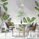 Decorativo Hojas abstractas lineales