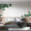 Decorativo Hojas verdes esquinadas