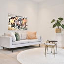 Cuadro Decorativo Abstracto, Horses