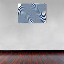 Cuadro Decorativo Abstracto, Blanco y negro lineal