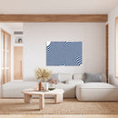 Cuadro Decorativo Abstracto, Blanco y negro lineal