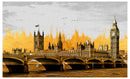 Cuadro Decorativo Especial Golden, Londres gold