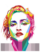 Cuadro Decorativo Pop Art, Madonna Colors