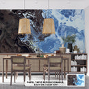 Cuadro Decorativo Abstracto, Mar y Tierra