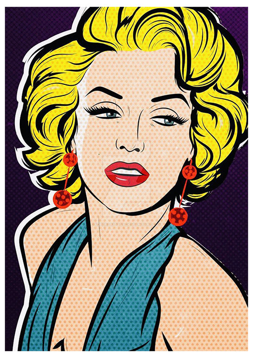 Cuadro Decorativo Pop Art, Marilyn Monroe Pop