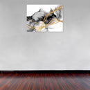 Cuadro Decorativo Abstracto, Plata Onix