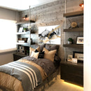 Cuadro Decorativo Abstracto, Plata Onix