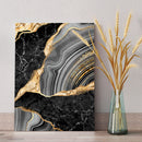 Cuadro Decorativo, Especial Golden Marmoleado Negro