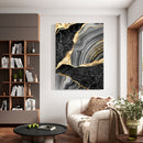 Cuadro Decorativo, Especial Golden Marmoleado Negro