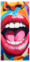 Cuadro Decorativo Pop Art, Mouth Pop