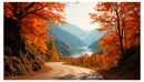 Cuadro Decorativo Paisaje Otoñal de carretera