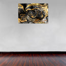 Cuadro Decorativo Especial Golden, Oro y negro