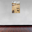 Cuadro Decorativo Cafetales, Granos de café