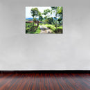 Cuadro Decorativo Cafetales, Paisaje Hacienda cafetera