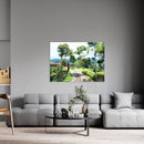 Cuadro Decorativo Cafetales, Paisaje Hacienda cafetera